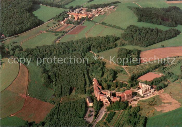 St Wendel Missionshaus mit Paterhof Fliegeraufnahme