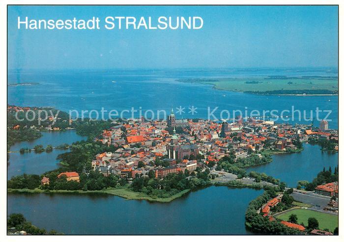 Stralsund Mecklenburg Vorpommern Fliegeraufnahme