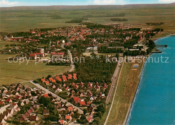 Toenning Nordseebad Fliegeraufnahme