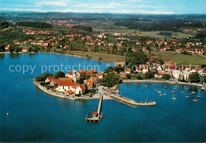 Wasserburg Bodensee Fliegeraufnahme