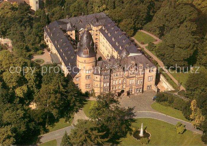 Detmold Fuerstl Residenzschloss Fliegeraufnahme
