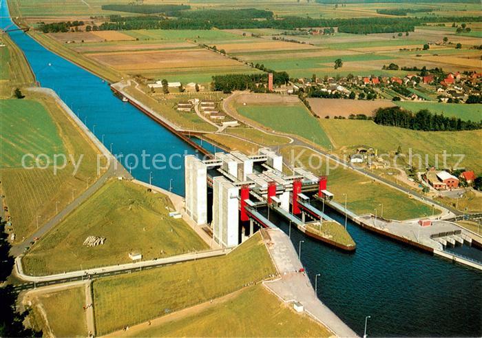 Scharnebeck Lueneburg Schiffshebewerk Scharnebeck Fliegeraufnahme