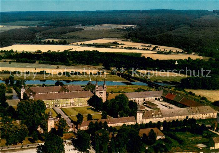 Corvey Ehem Reichsabtei Fliegeraufnahme