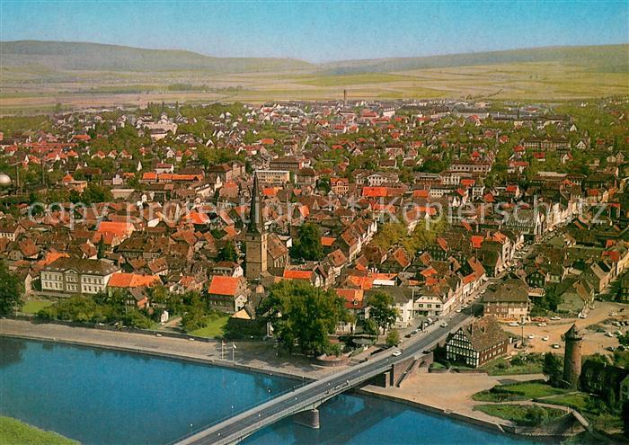 Holzminden Weser Fliegeraufnahme