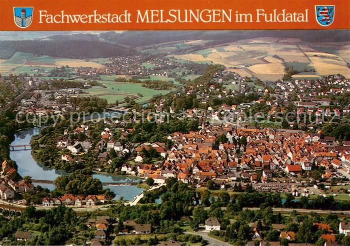 Melsungen Fulda Fliegeraufnahme