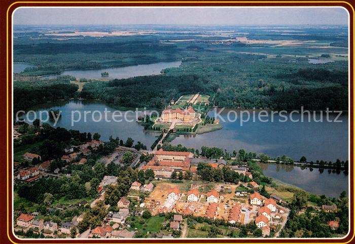 Dresden Jagdschloss Moritzburg Fliegeraufnahme