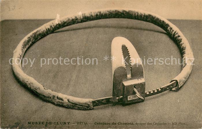 Justiz Gericht Ceinture de Chastete Musee de Cluny