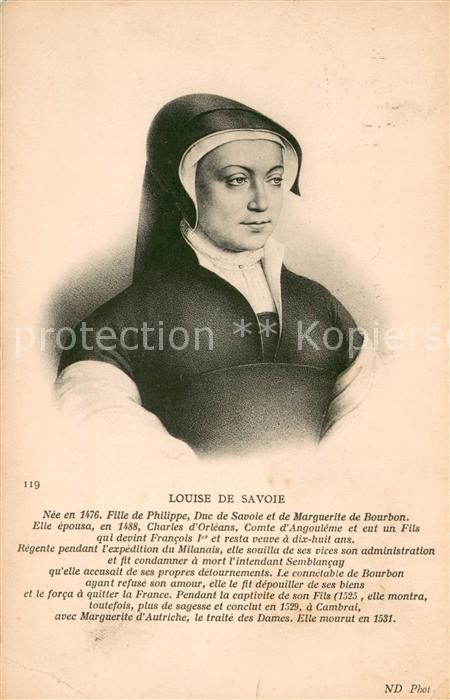 Adel Frankreich Louise de Savoie