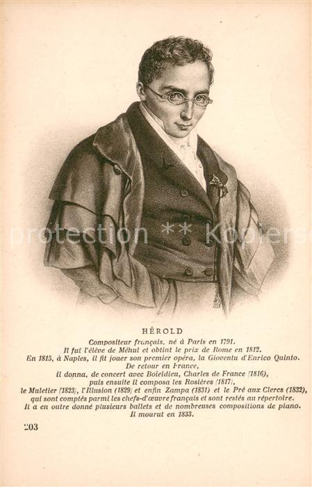 Komponist Ferdinand Herold