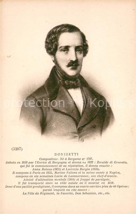 Komponist Donizetti