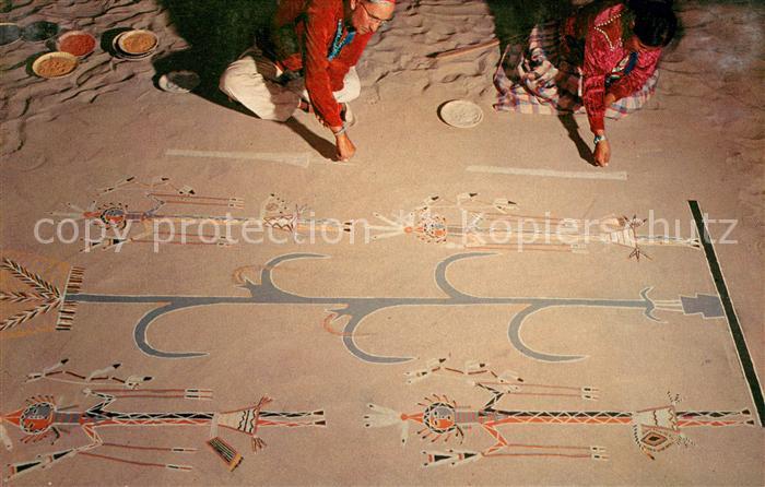 Indianer Native American Navajos Sand Painting