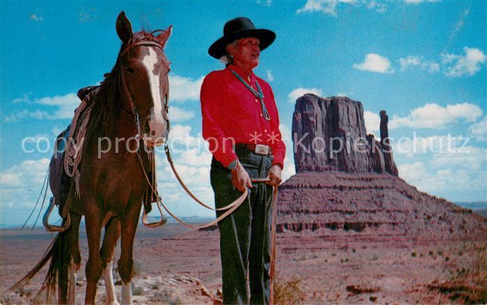 Indianer Native American Navajo Chief Monument Valley