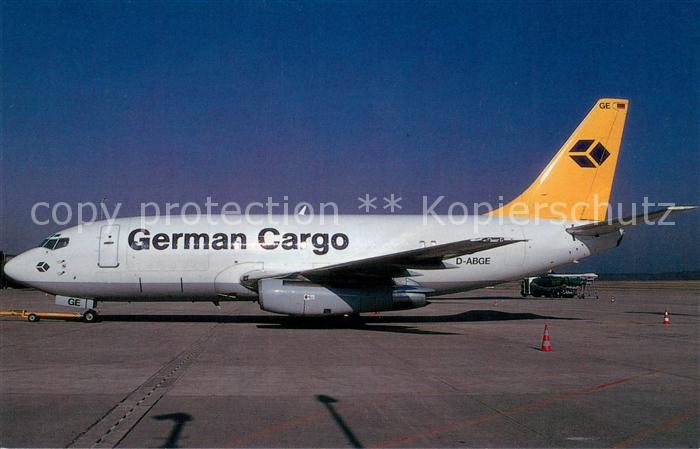 Flugzeuge Zivil German Cargo Boeing 737-230F c/n 20257 D-ABGE