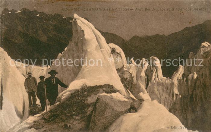 Gletscher Chamonix Aiguilles Glacier des Bossons