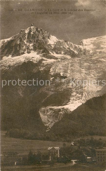 Gletscher Chamonix Gare Glacier des Bosson Aiguil
