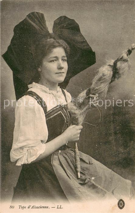 Trachten Alsace Handspindel