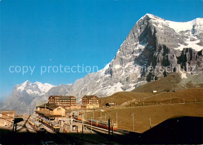 Eisenbahn Kleine Scheidegg Eiger Wetterhorn