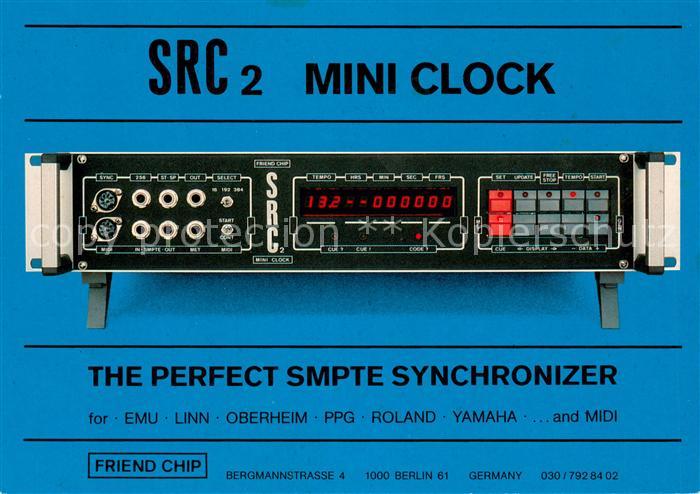 Radio SRC 2 Mini Clock SMPTE/MIDI