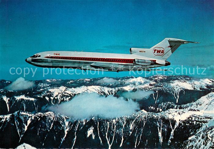 Flugzeuge Zivil TWA Boeing 727