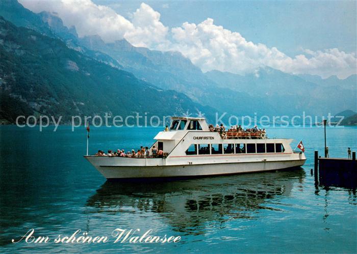 Motorschiffe Churfirsten Walensee Quinten