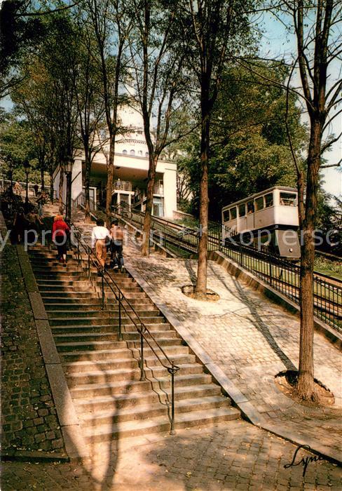 Drahtseilbahn Funiculaire de Montmartre Sacre-Coeur P