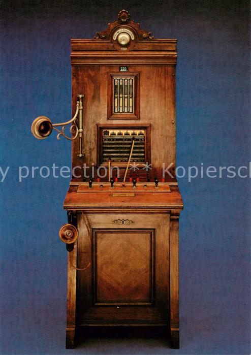 Telefon Fernvermittlungsschrank M 00 um 1900