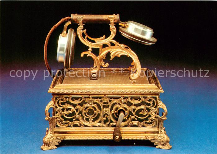 Telefon Luxus-Fernsprechtischapparat um 1900