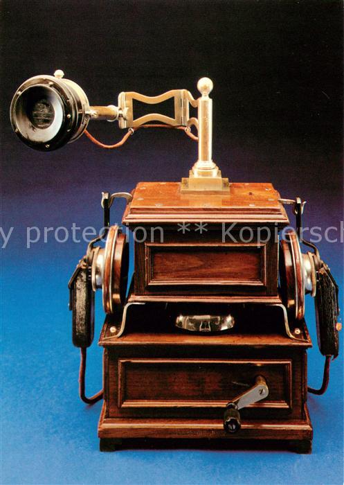 Telefon Fernsprechtischapparat um 1900