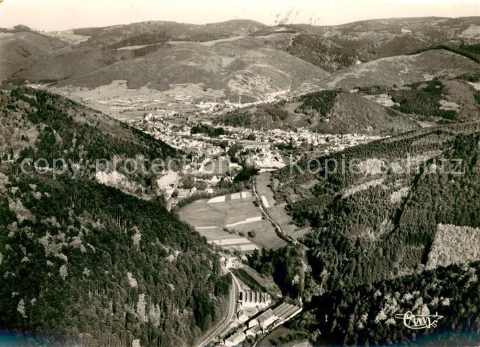 Schirmeck Vue panoramique aerienne