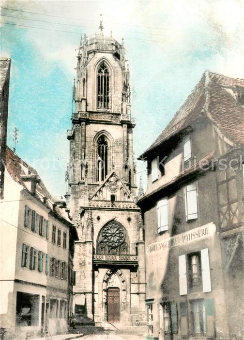 Selestat Bas Rhin Elsass Vue de l’Eglise St Georgen