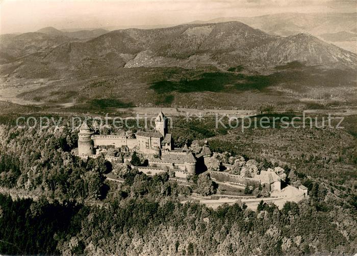 Haut-Koenigsbourg Hohkoenigsburg Le Chateau Vue aerienne