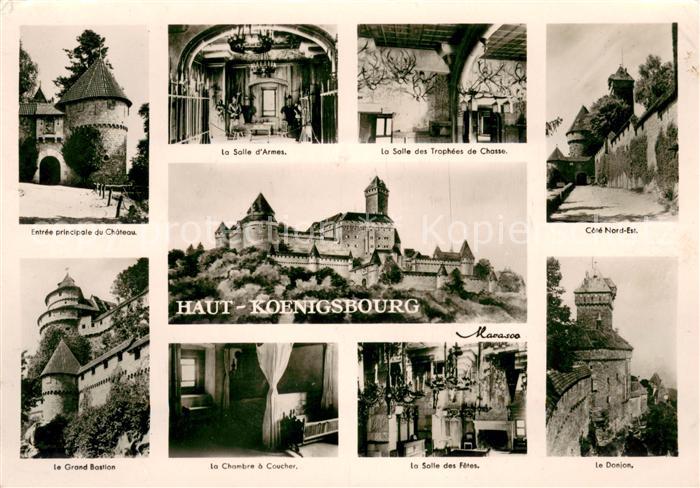 Haut-Koenigsbourg Hohkoenigsburg Entree du Chateau La Salle d’Armes La Salle des