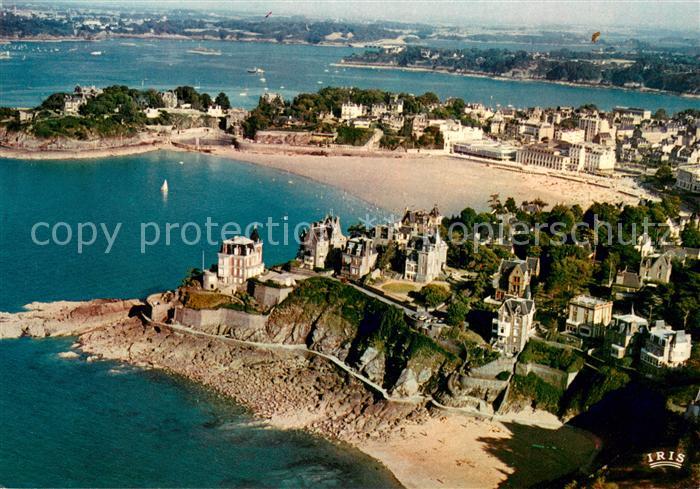 Dinard 35 La cote et les plages vues d avion