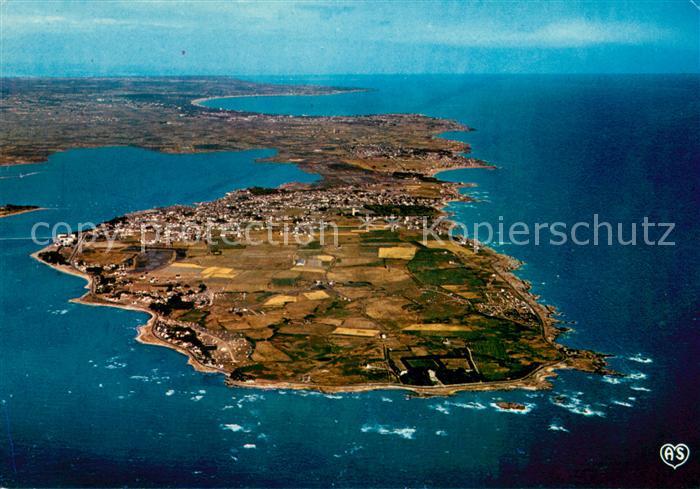 Le Croisic Le Bourg de Batz et perspective vers la