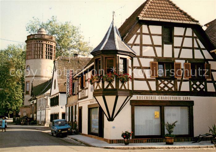 Reichshoffen Rue du Chateau et la Tour