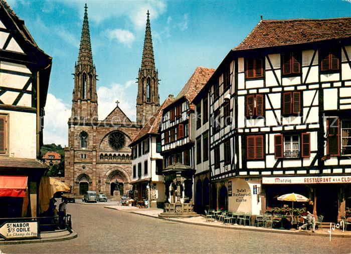 Obernai Bas Rhin Eglise Saint Pierre et Saint Paul Le Puits des Six Seaux en pie