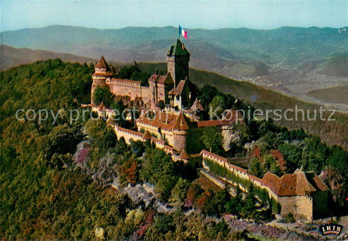 Haut-Koenigsbourg Hohkoenigsburg Le Chateau Vue aerienne