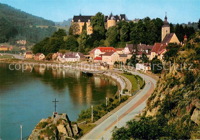Grein Donau Oberoesterreich Panorama