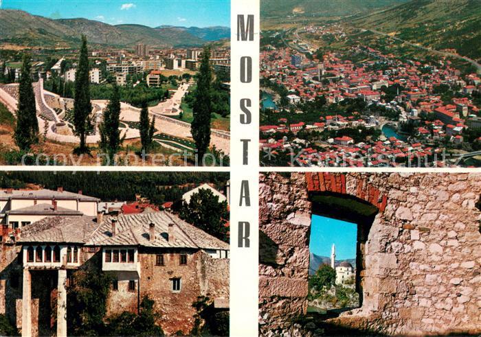 Mostar Moctap Teilansichten Panorama