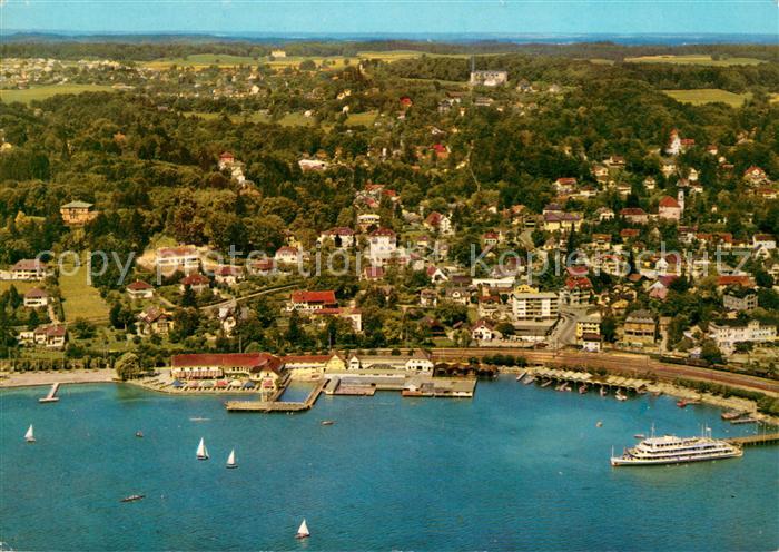 Starnberg Fliegeraufnahme mit See und Soecking