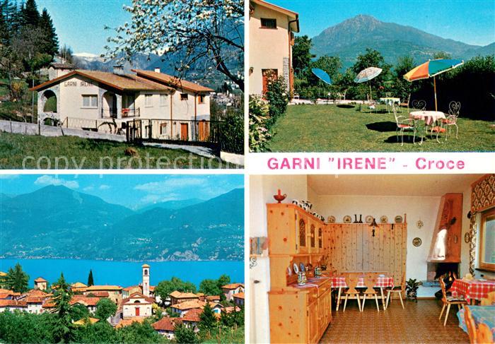 Croce Menaggio Garni Irene Garten Gaststube Panorama