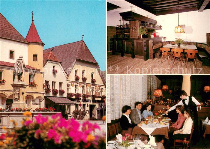 Grein Donau Oberoesterreich Gasthof Goldene Krone Gastraeume