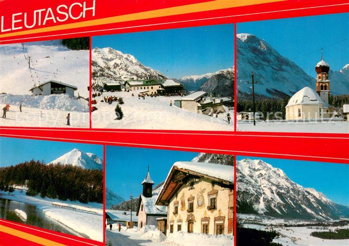Leutasch Orts und Teilansichten Kirche