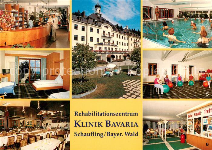 Schaufling Klinik Bavaria Rezeption Patientenzimmer Speisesaal Schwimmbad Turnha