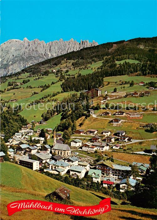 Muehlbach Pinzgau Panorama mit Manndlwaende