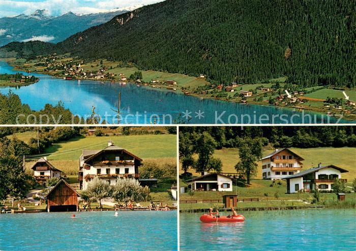 Techendorf Weissensee Obergasserhof und Pension Bergblick Panorama