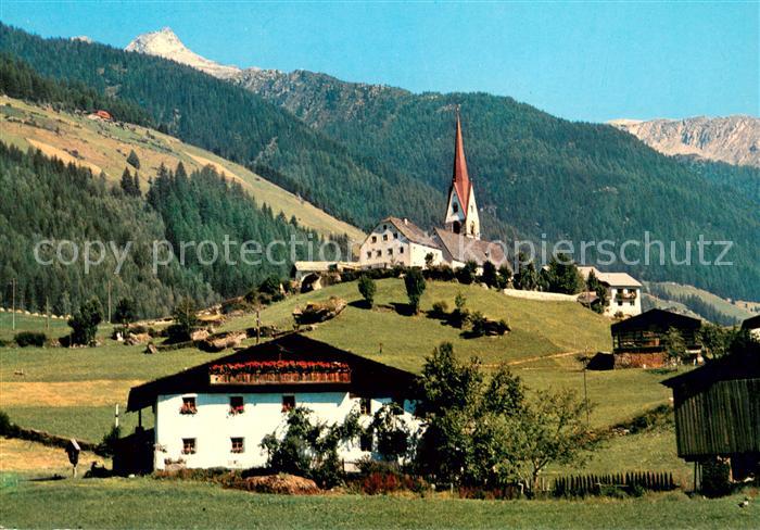 St Jakob Ahrntal Val Aurina Panorama Kirche