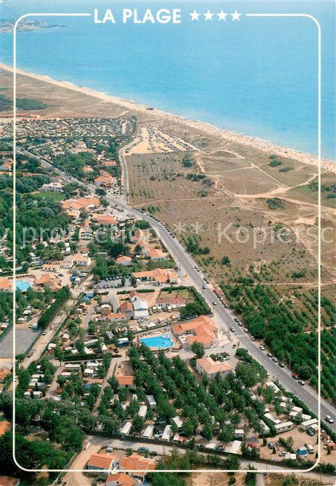 Saint Hilaire de Riez Camping La Plage Vue aerienne