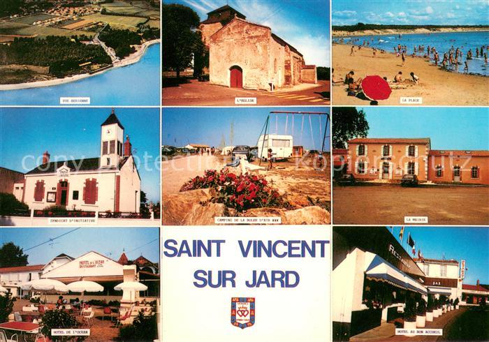 Saint-Vincent-sur-Jard Vue aerienne Syndicat d’Initiative Hotel de l’Ocean L’Egl