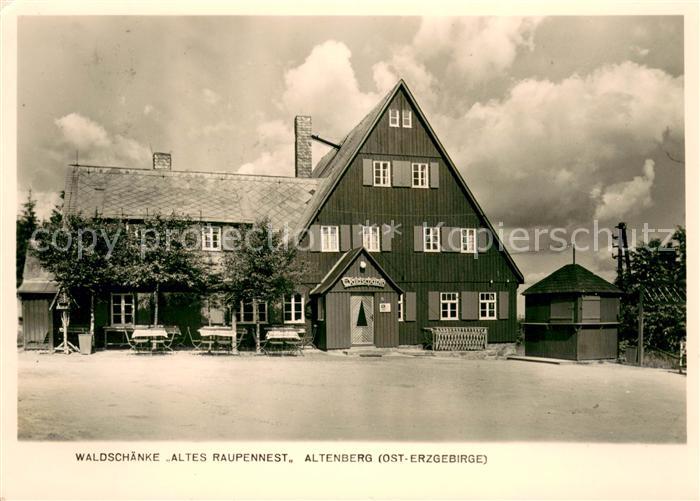 Altenberg Erzgebirge Waldschaenke Altes Raupennest